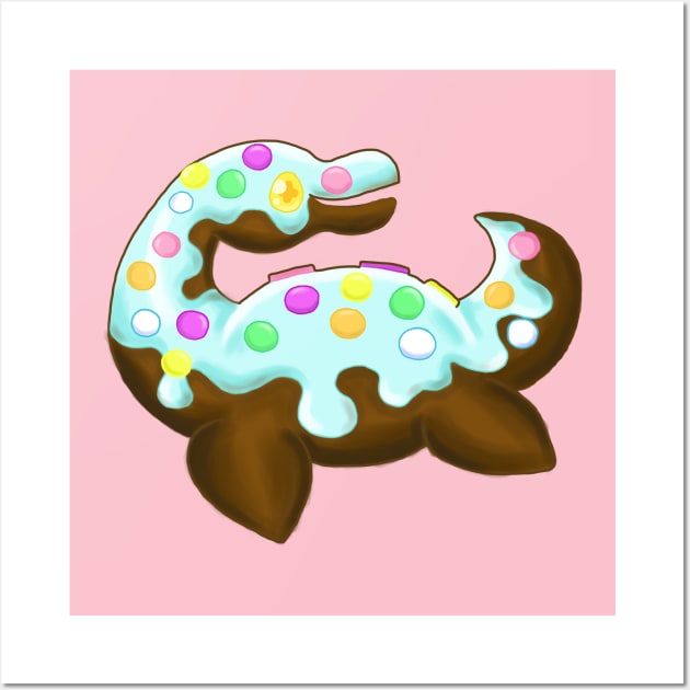 Cake Pop Loch Ness Monster Wall Art by SugarDrake